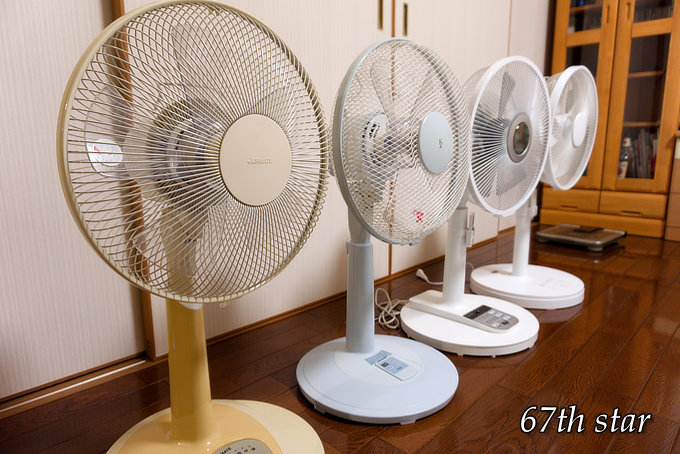 扇風機の高齢化